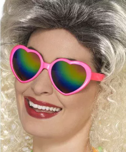 Photo du produit Lunettes coeur avec verres multicolore femme