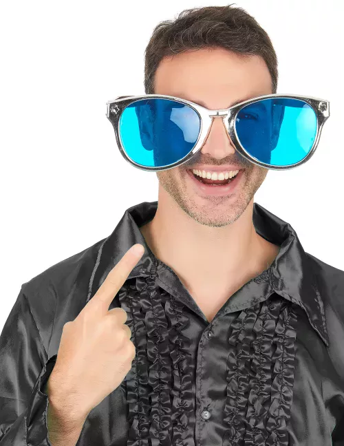 Photo du produit Lunettes géantes adulte argenté