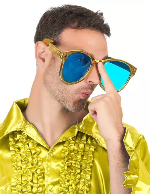 Photo du produit Lunettes géantes adulte doré