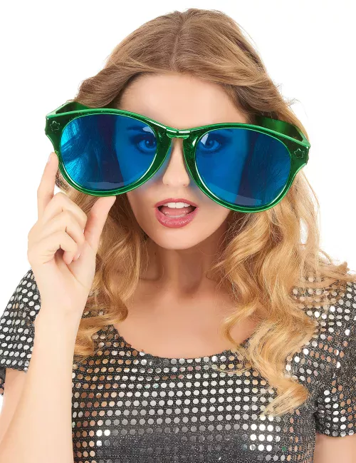 Photo du produit Lunettes géantes adulte vert