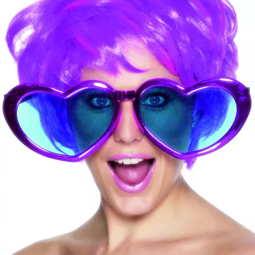 Photo du produit Lunettes géantes en coeur adulte