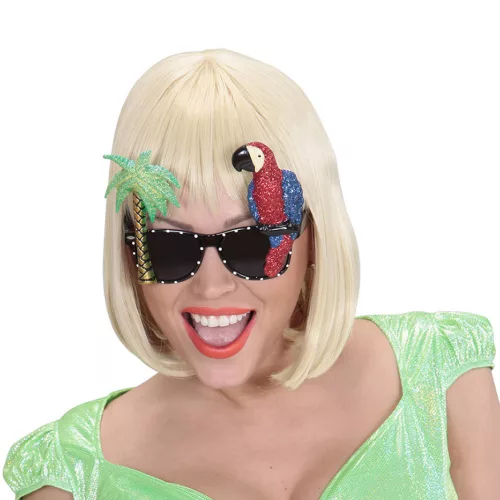 Photo du produit Lunettes hawaïennes perroquet adulte