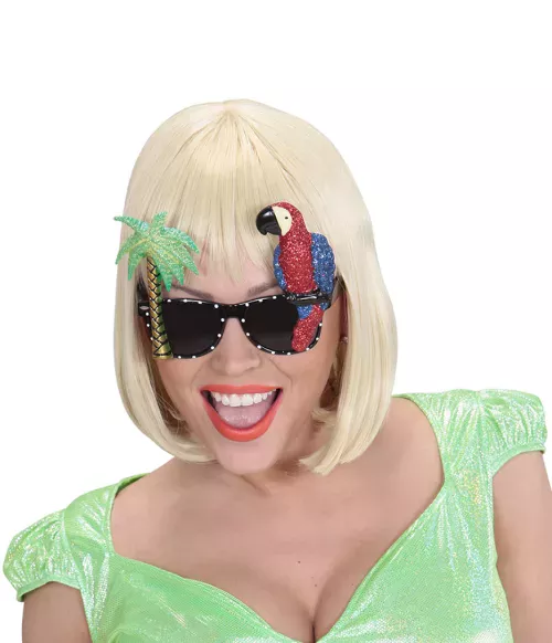 Photo du produit Lunettes hawaïennes perroquet adulte