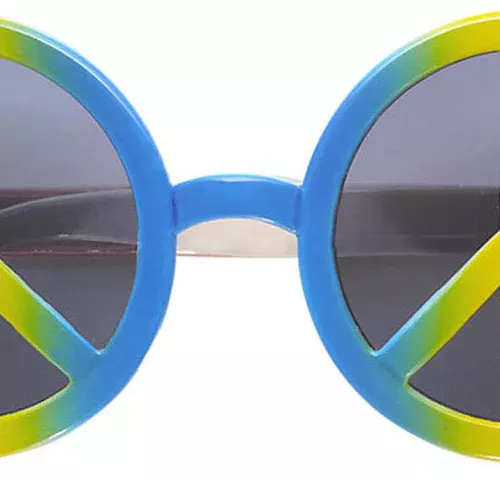 Photo du produit Lunettes hippie multicolore adulte