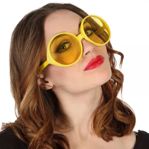 Photo du produit Lunettes hippies jaunes