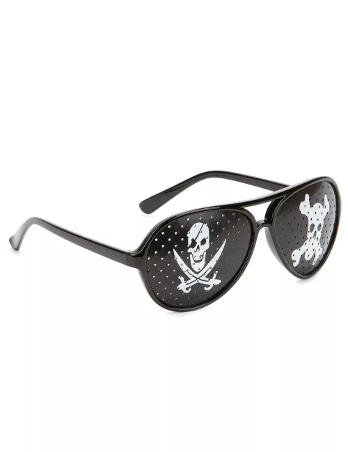 Photo du produit Lunettes noires pirate adulte