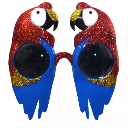 Photo du produit Lunettes perroquet paillettées adulte