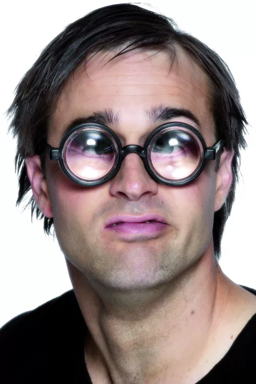 Photo du produit Lunettes idiot effet bocal adulte