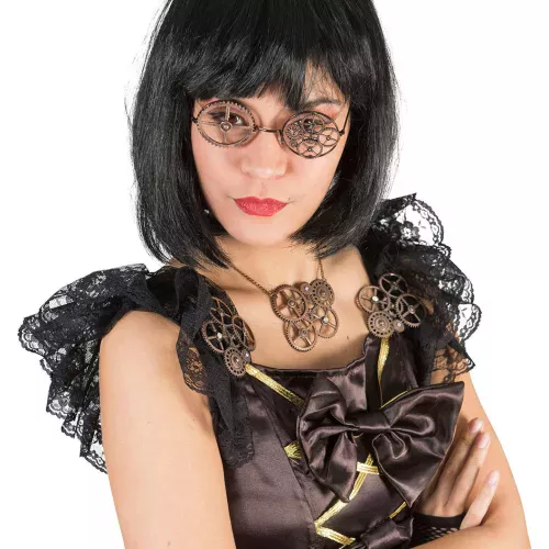 Photo du produit Lunettes rondes bronze Steampunk