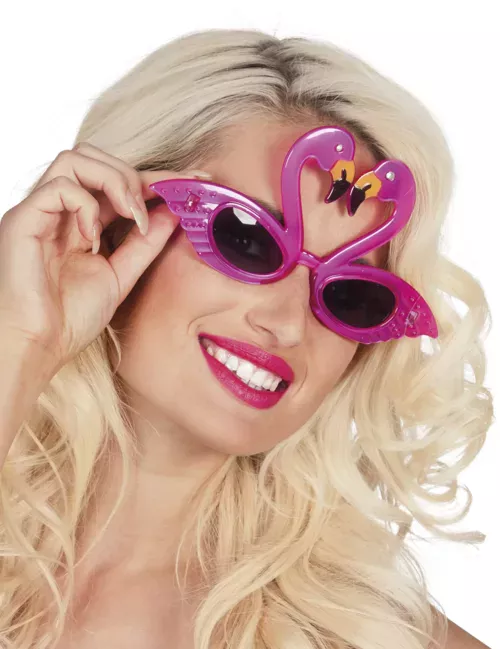 Photo du produit Lunettes flamant rose adulte