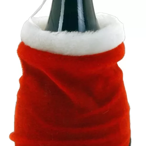 Photo du produit Manteau et bonnet de Noël pour bouteille