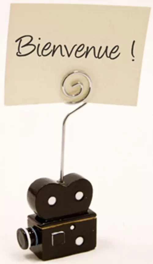Photo du produit 1 marque-place bobine de cinéma 4 cm x 1,8 cm x 10,3 cm