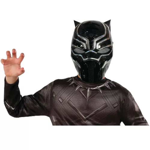 Photo du produit Demi-masque PVC Black Panther enfant