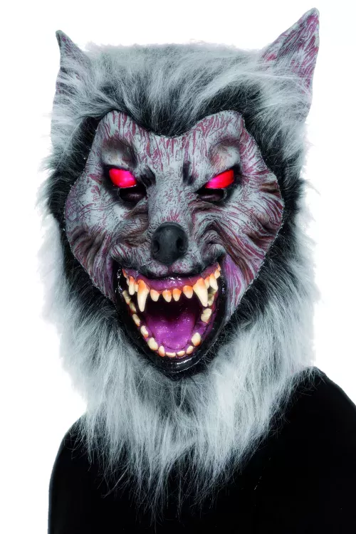 Photo du produit Masque loup garou avec fourrure adulte