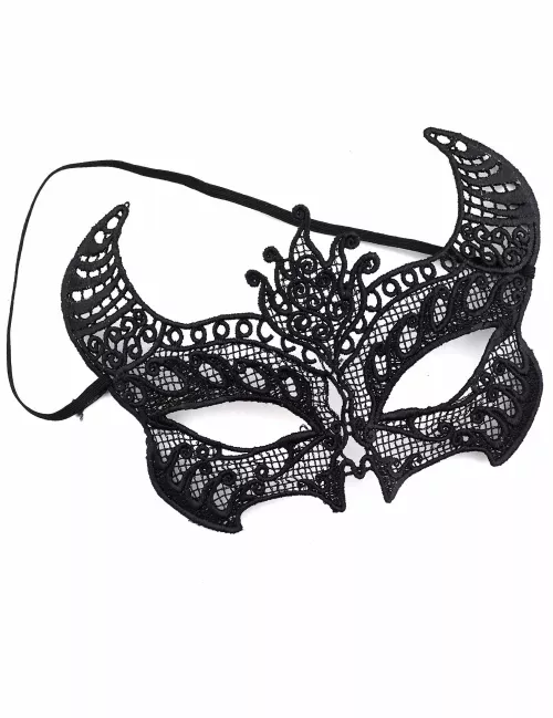 Photo du produit Masque dentelle noir femme