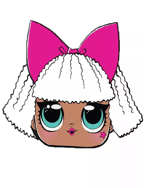 Photo du produit Masque en carton Diva LOL Surprise