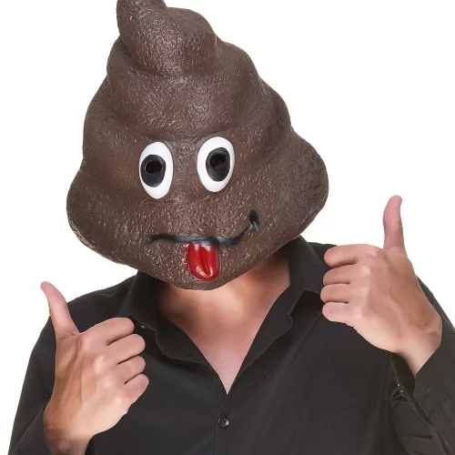 Photo du produit Masque en latex Caca adulte