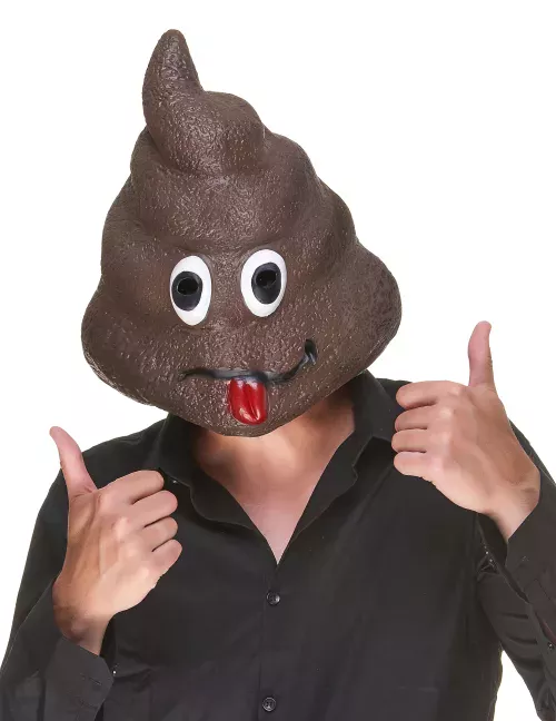 Photo du produit Masque en latex Caca adulte