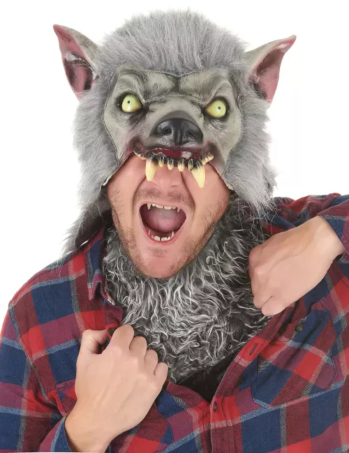 Photo du produit Masque en latex Loup garou adulte