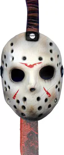 Photo du produit Machette et masque en plastique Jason Vendredi 13