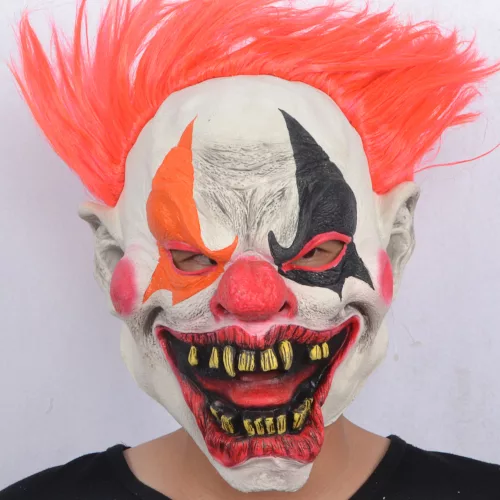 Photo du produit Masque latex clown de l'enfer adulte Halloween