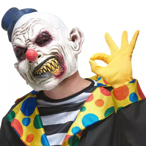 Photo du produit Masque latex clown hideux adulte