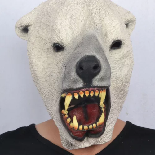 Photo du produit Masque latex ours polaire adulte
