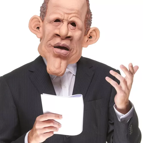 Photo du produit Masque humoristique en latex présentateur télé adulte