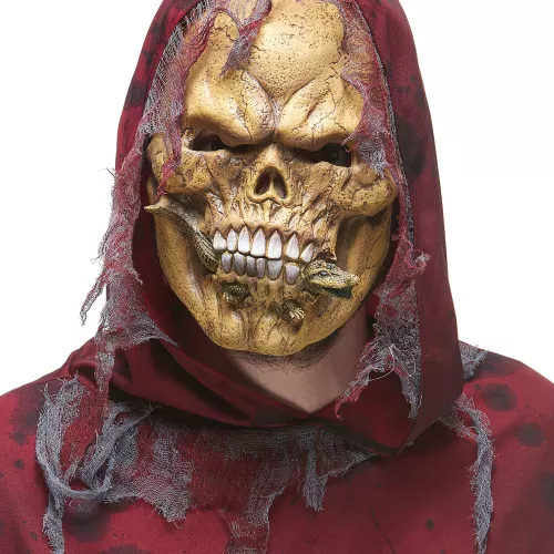 Photo du produit Masque latex squelette mangeur de reptiles adulte