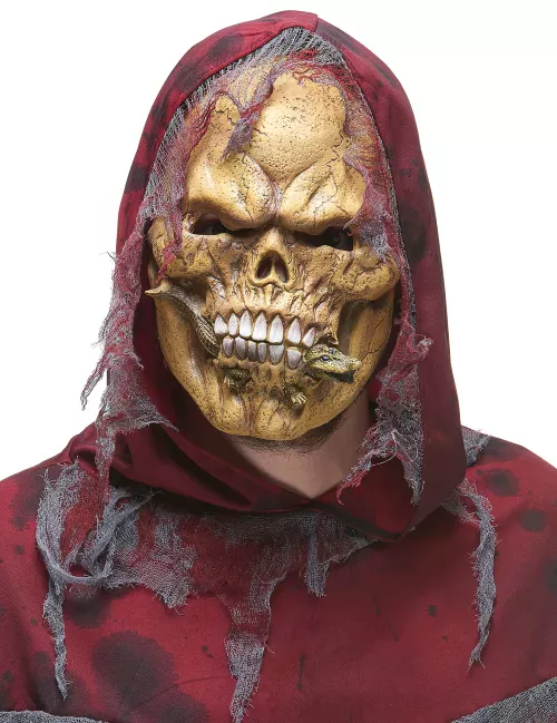 Photo du produit Masque latex squelette mangeur de reptiles adulte