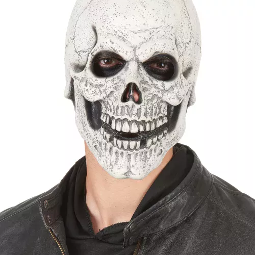Photo du produit Masque latex squelette moqueur adulte