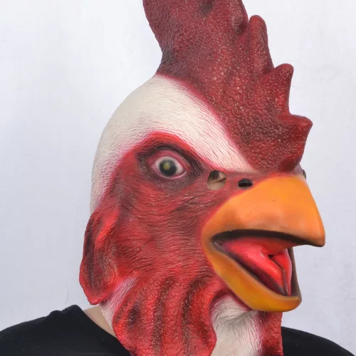 Photo du produit Masque latex tête de coq adulte