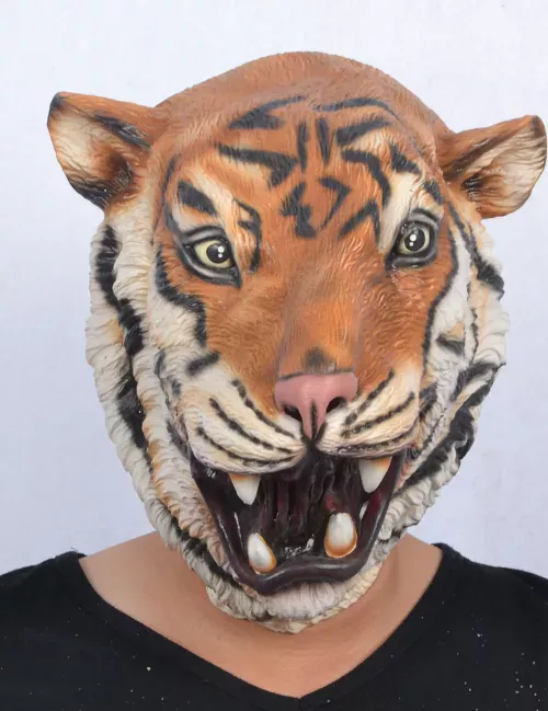 Photo du produit Masque latex tigre adulte