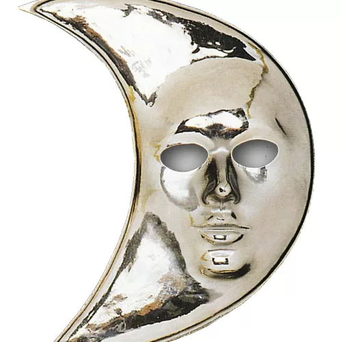 Photo du produit Masque lune argenté adulte