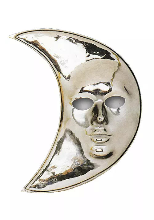 Photo du produit Masque lune argenté adulte