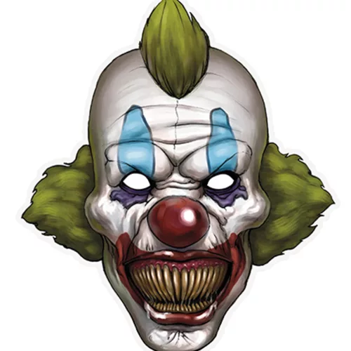 Photo du produit Masque papier clown halloween