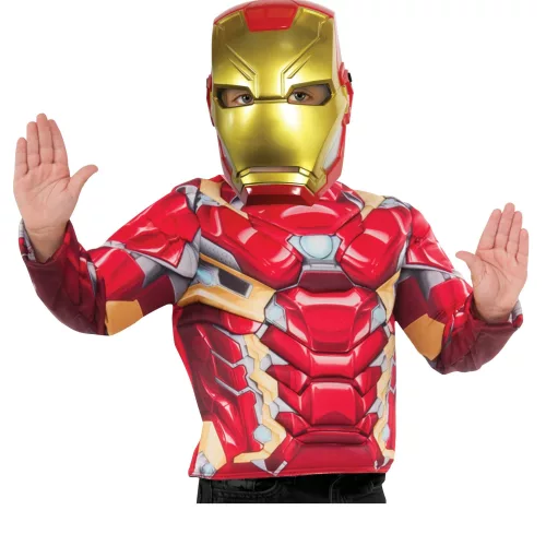 Photo du produit Demi-masque plastique Iron Man enfant