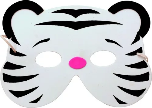 Photo du produit Masque tigre blanc enfant