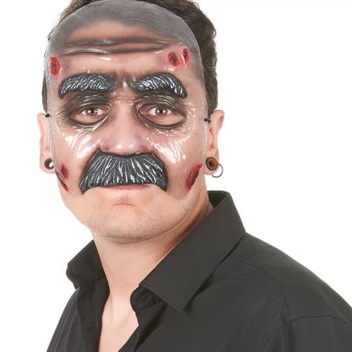 Photo du produit Masque transparent homme moustachu adulte
