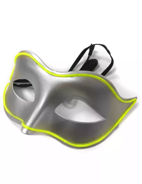 Photo du produit Masque visage chromé Steampunk adulte