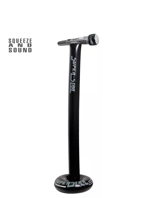 Photo du produit Micro sur pied gonflable 116 cm