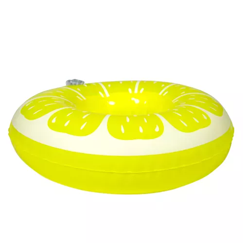 Photo du produit Porte-gobelet gonflable Citron jaune