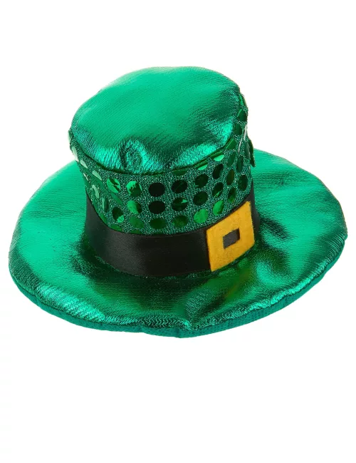 Photo du produit Mini chapeau à boucle et sequins Saint Patrick adulte