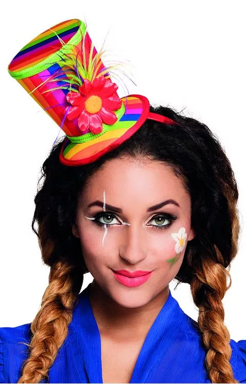 Photo du produit Mini chapeau haut de forme clown adulte