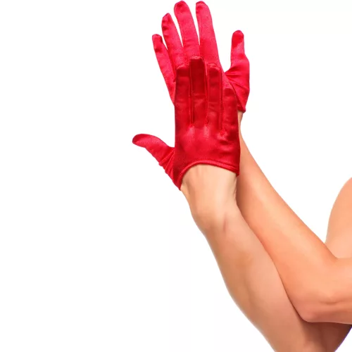 Photo du produit Mini gants rouges femme