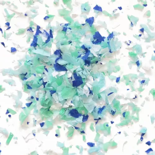 Photo du produit Mini sachet confettis papier ignifugé bleu 20 gr