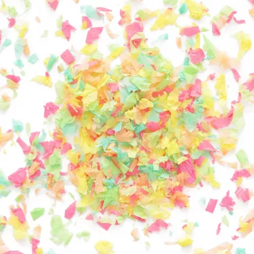 Photo du produit Mini sachet confettis papier ignifugé colorés 20 gr