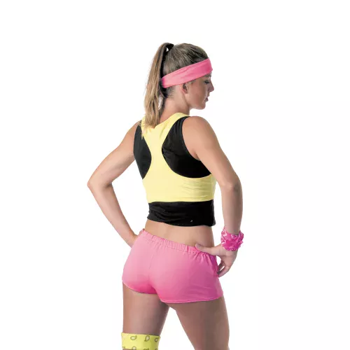 Photo du produit Mini short rose fluo femme