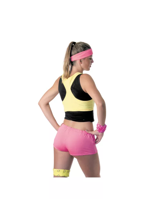 Photo du produit Mini short rose fluo femme