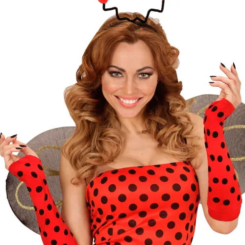 Photo du produit Mitaines longues coccinelle adulte